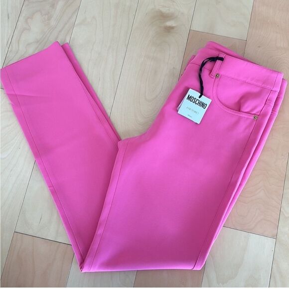 Moschino Couture Barbie Pink Pants - Picture 1 of 9